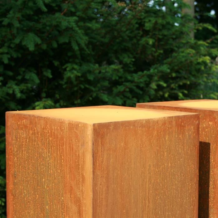 Corten Steel Solid Socle (7595913380033)
