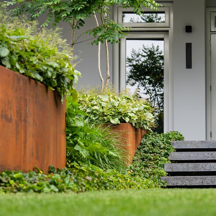 Adezz Corten Steel Cube Planter (5773668614308)