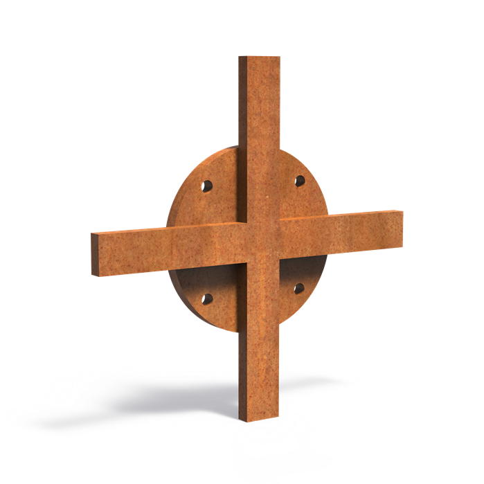 Corten Steel Bunke Log Storage (7602617123009)