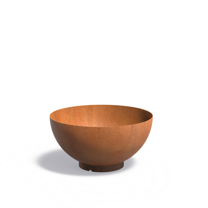 Dipott Bocca Corten Steel Bowl Planter (7544787730625)