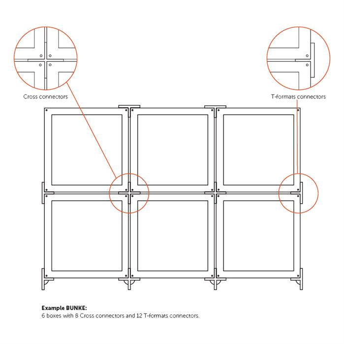 Corten Steel Bunke Log Storage (7602617123009)