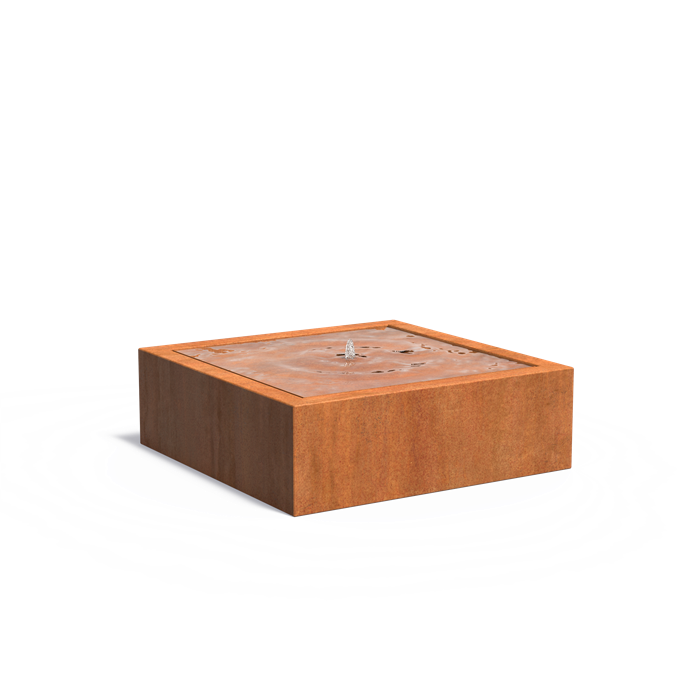 Adezz Corten Steel Square Water Table (5473974255780)