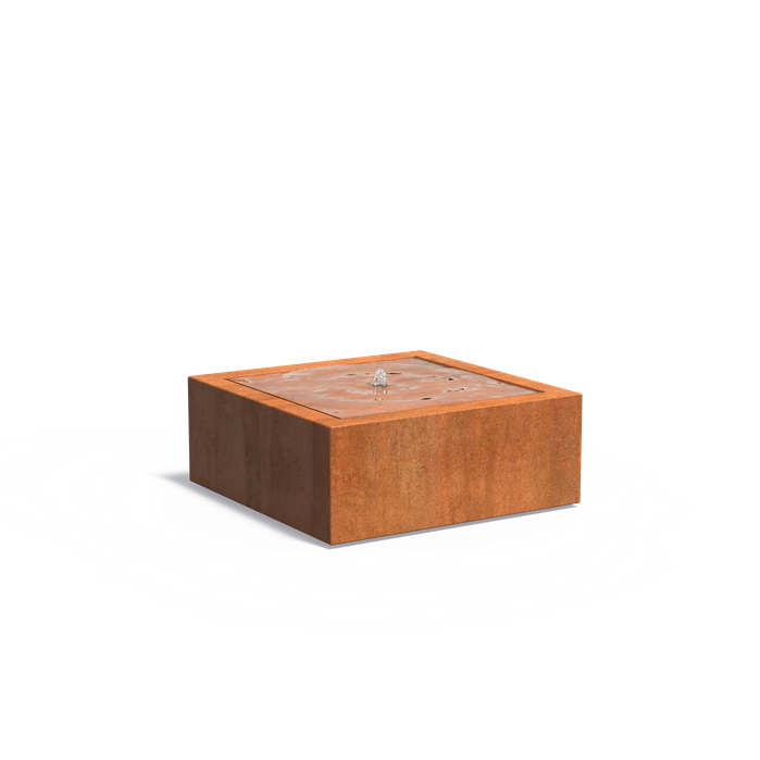 Adezz Corten Steel Square Water Table (5473974255780)