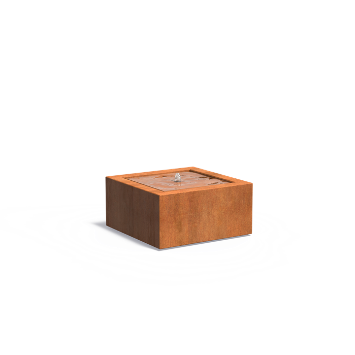 Adezz Corten Steel Square Water Table (5473974255780)