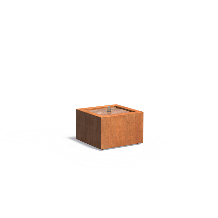 Corten Steel Square Water Table (5473974255780)