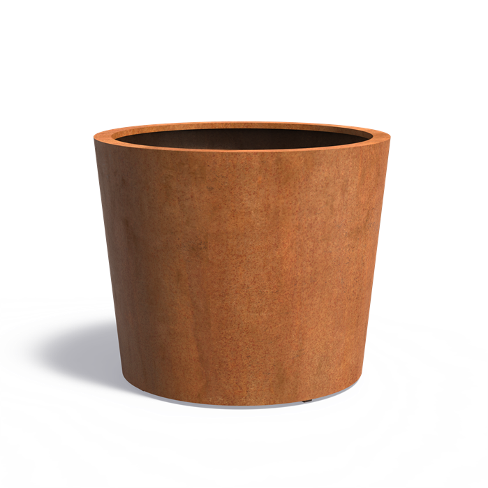 Corten Steel Conic Planter (7568296640705)