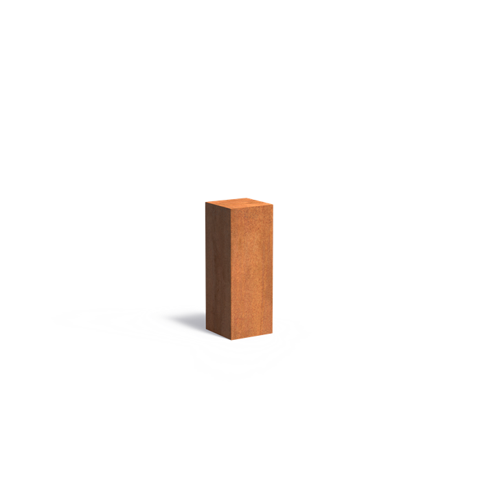 Corten Steel Solid Socle (7595913380033)