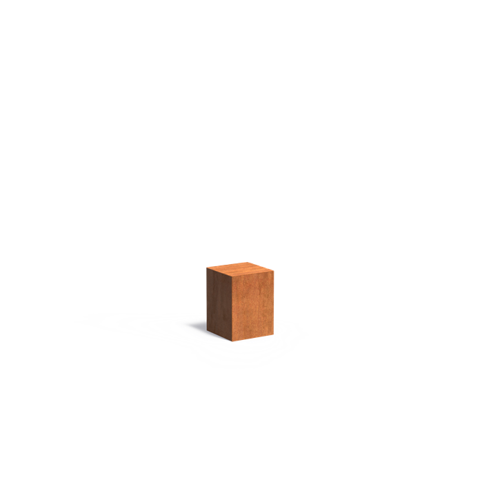 Corten Steel Solid Socle (7595913380033)