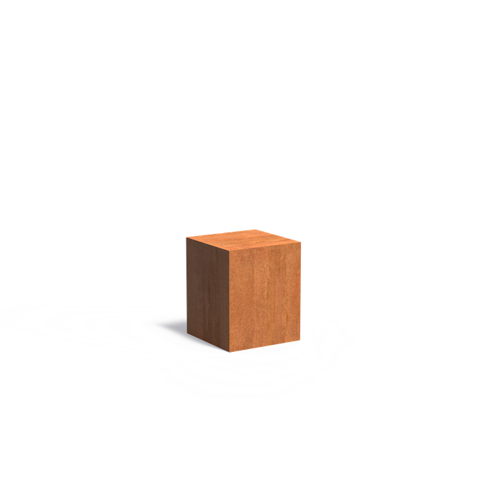 Corten Steel Solid Socle (7595913380033)