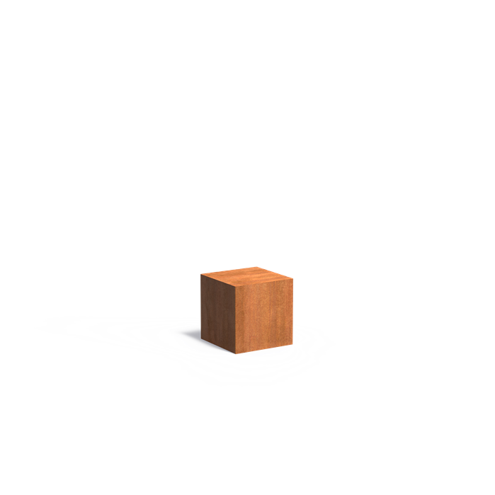 Corten Steel Solid Socle (7595913380033)