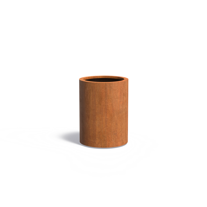 Adezz Corten Steel Cylinder Planter (7568520937665)
