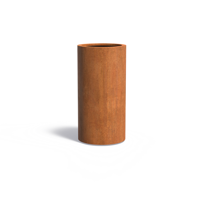 Adezz Corten Steel Cylinder Planter (7568520937665)