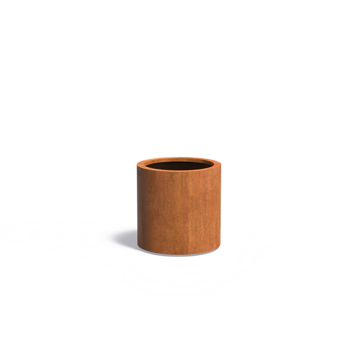 Adezz Corten Steel Cylinder Planter (7568520937665)