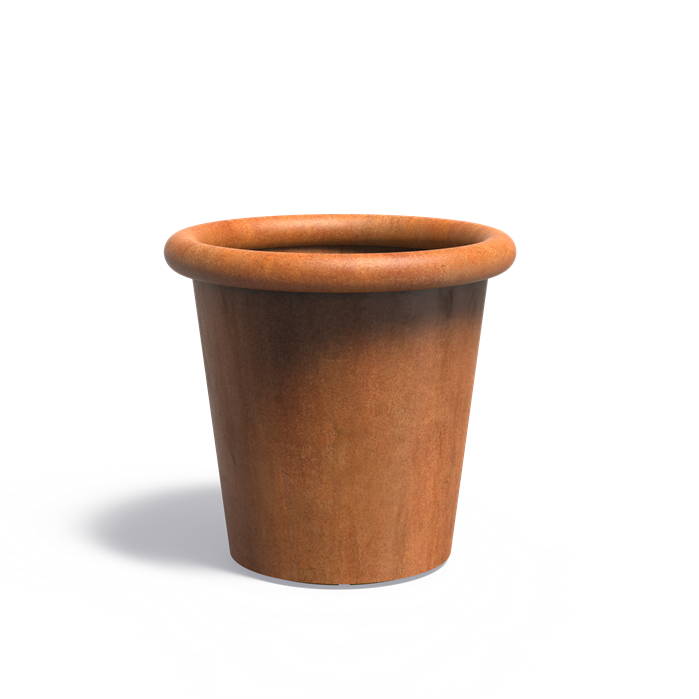 Dipott Corten Steel Tube Planter (7544774295745)