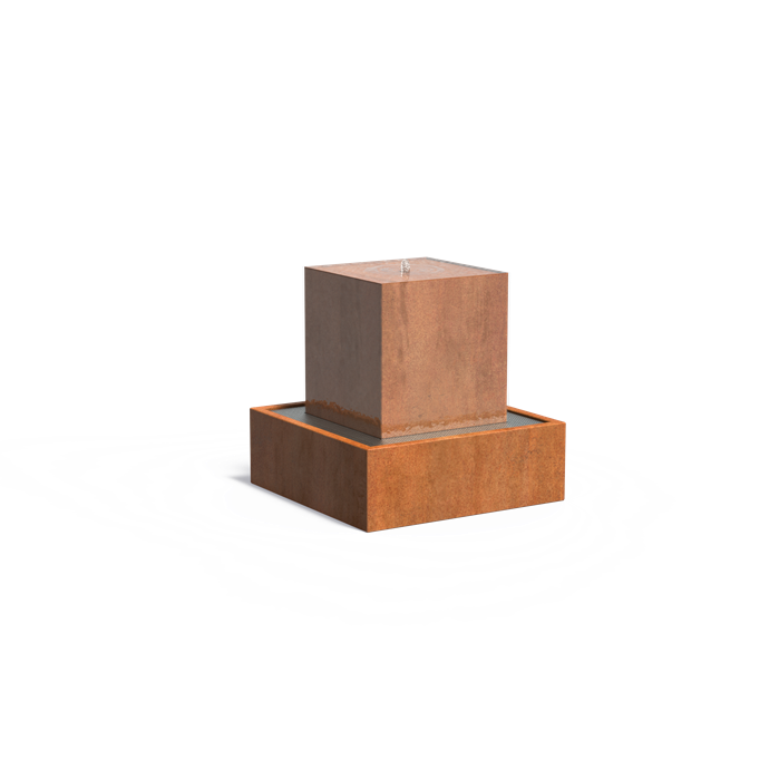 Corten Steel Water Block (7642263814337)
