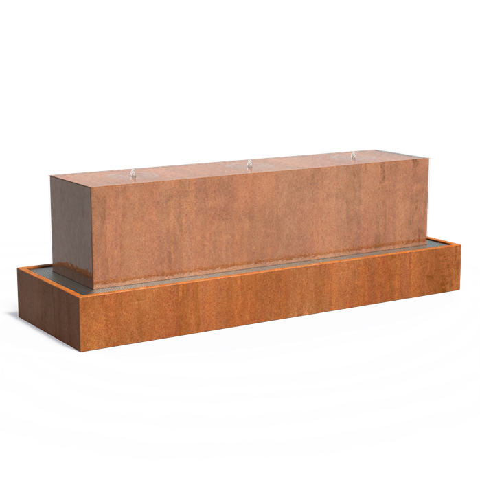 Corten Steel Water Block (7642263814337)