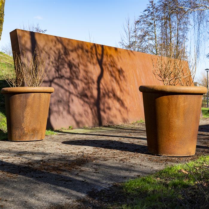 Dipott Corten Steel Tube Planter (7544774295745)