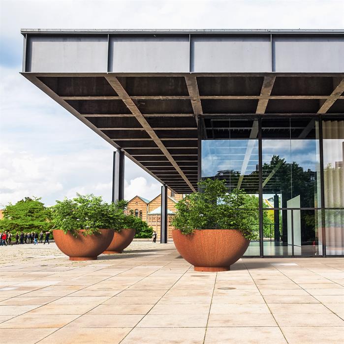 Dipott Bocca Corten Steel Bowl Planter (7544787730625)