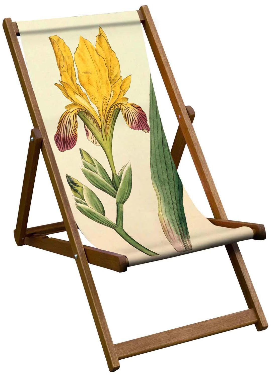 Oiled Birch Garden Deckchair Botanical Collection (7685965447361)