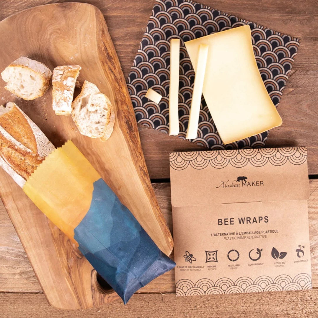 ALASKAN MAKER Reusable Beeswax Food Wraps (7526041387201)