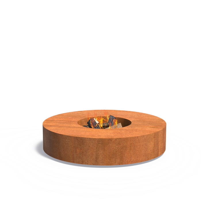 FORNO Corten Steel Round Fire Table (7568158818497)