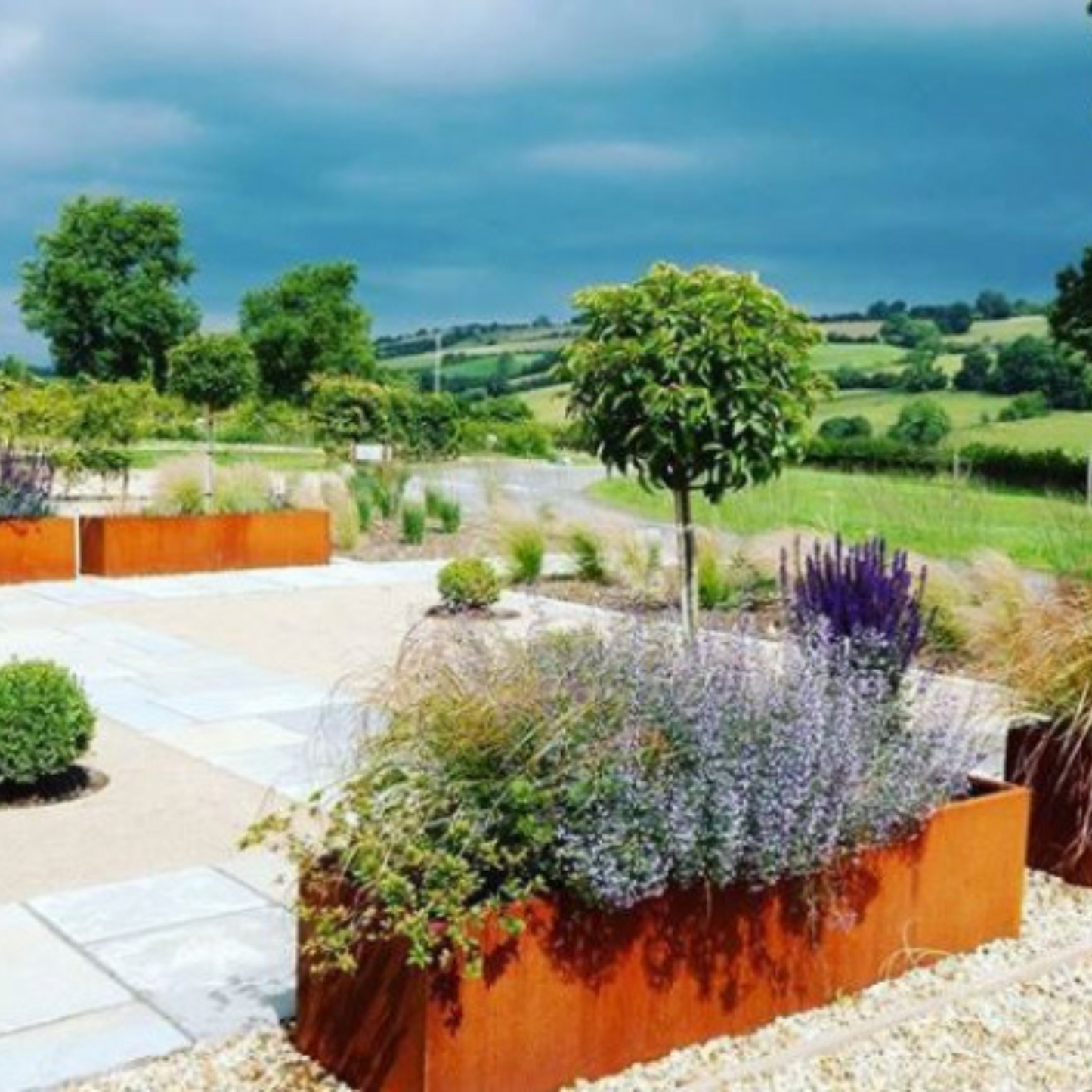 Adezz Corten Steel Trough Planter (5773616742564)