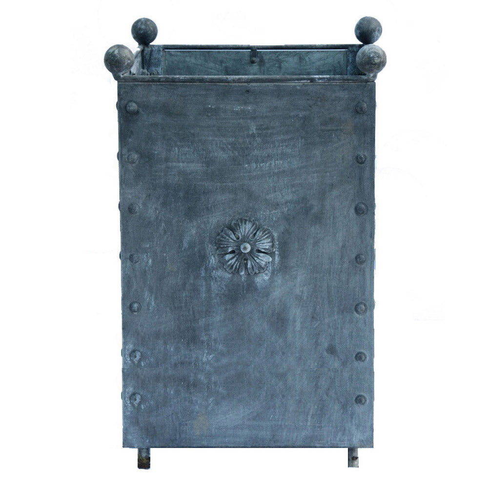 Traditional Galvanised Steel Planter (7701944631489)