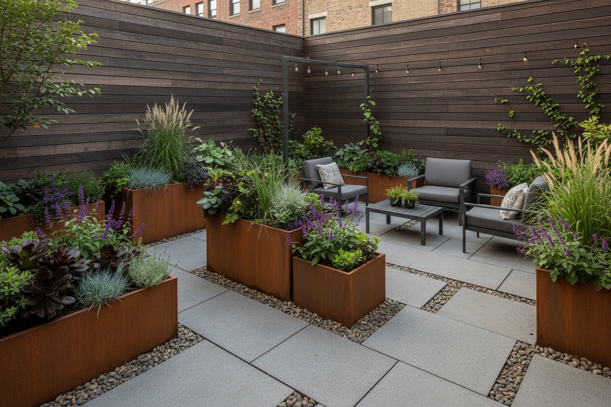 Benefits of using Corten steel in your garden