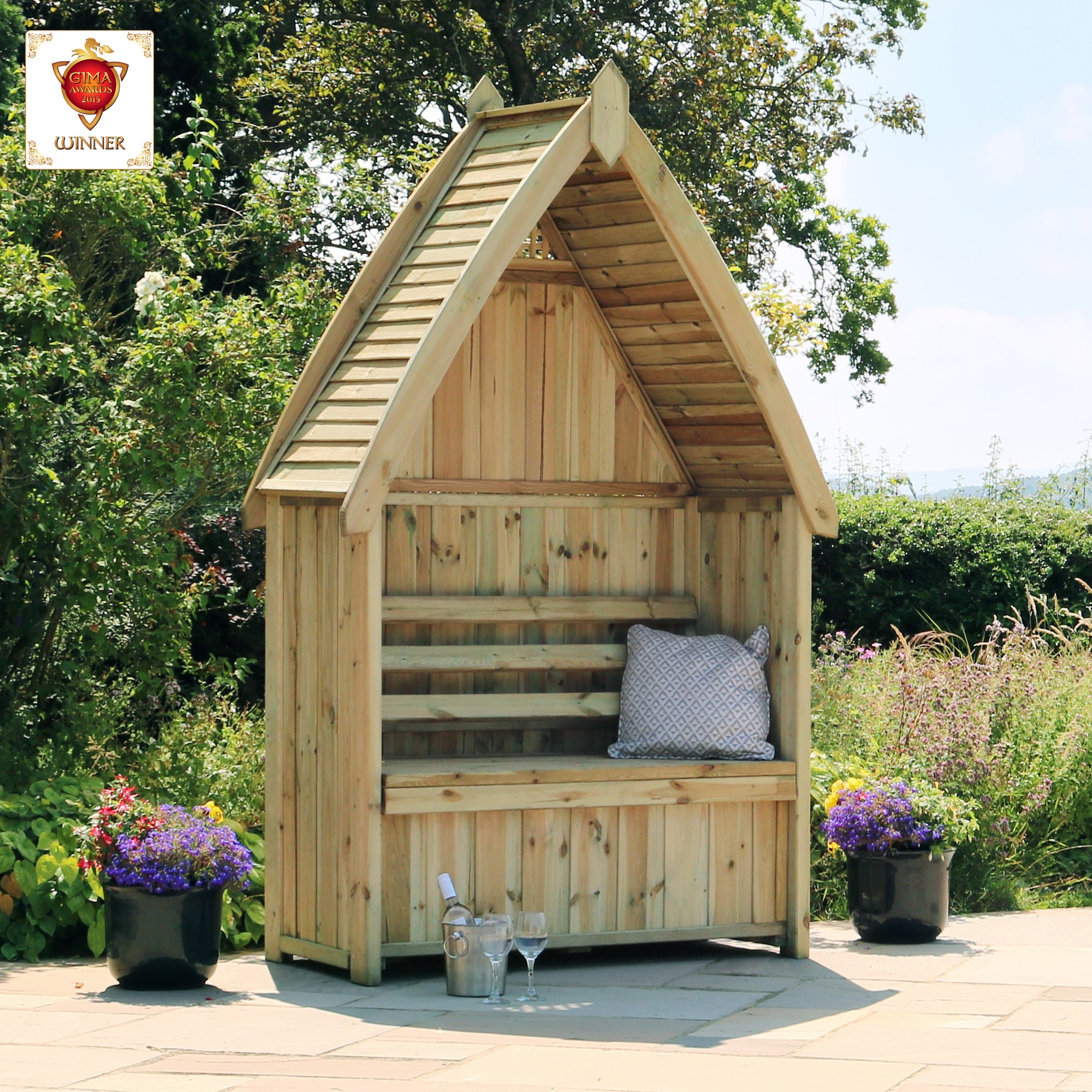 Cheltenham Arbour with Storage Box (7713163706561)