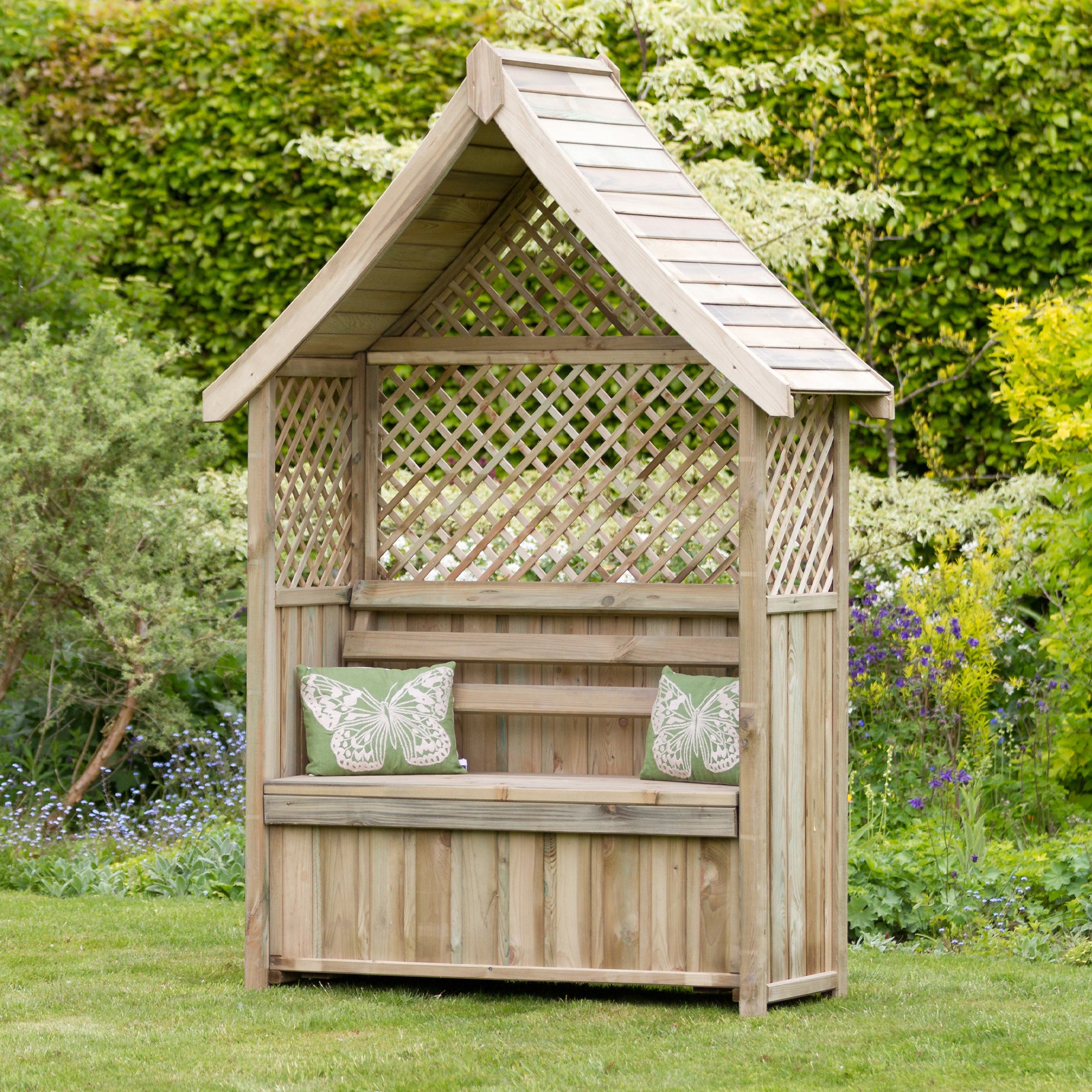 Norfolk Arbour with storage box (7713252933825)