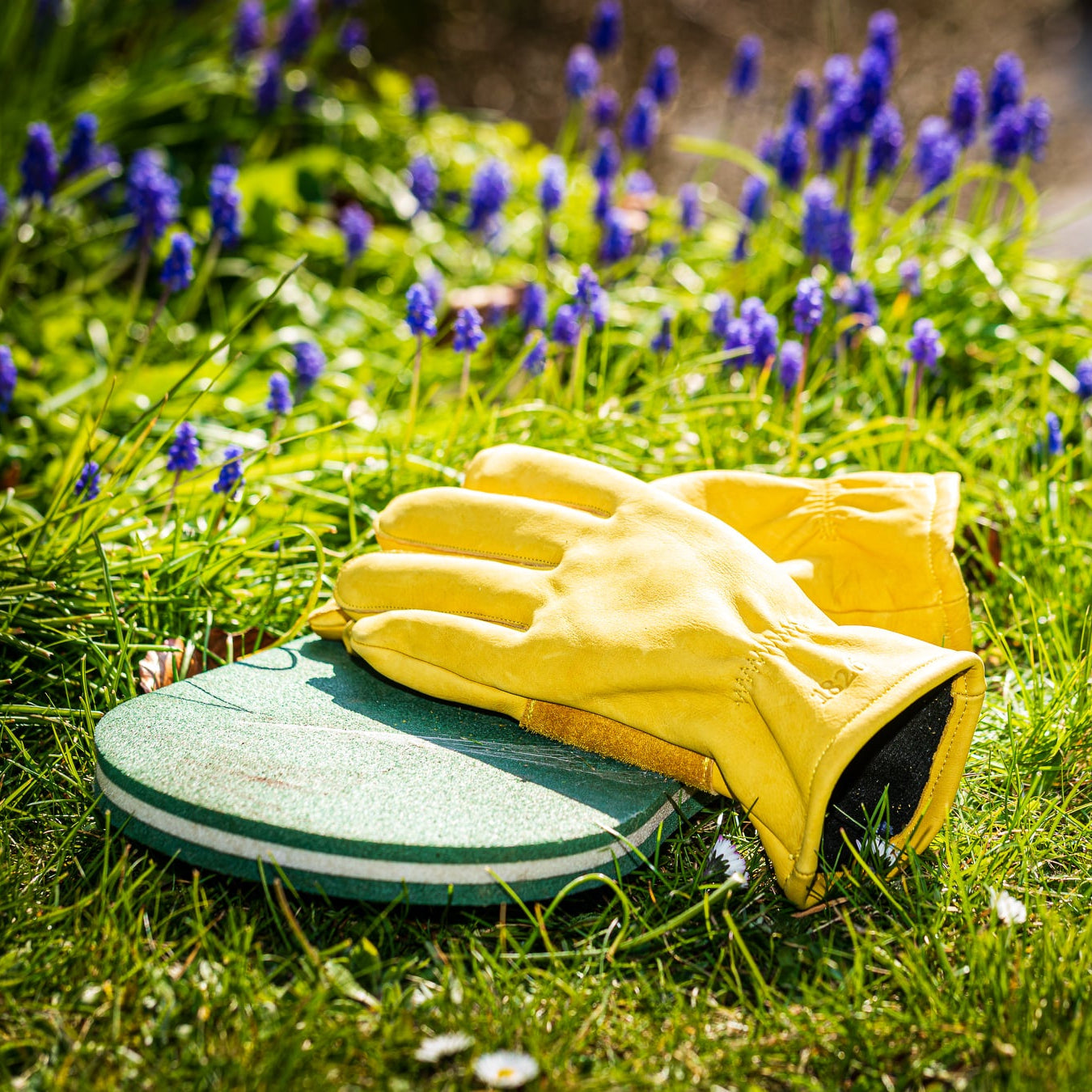 Piitards All Purpose Lined Leather Saddle Tan Gardening Gloves