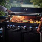 American style outdoor modular kitchen range
