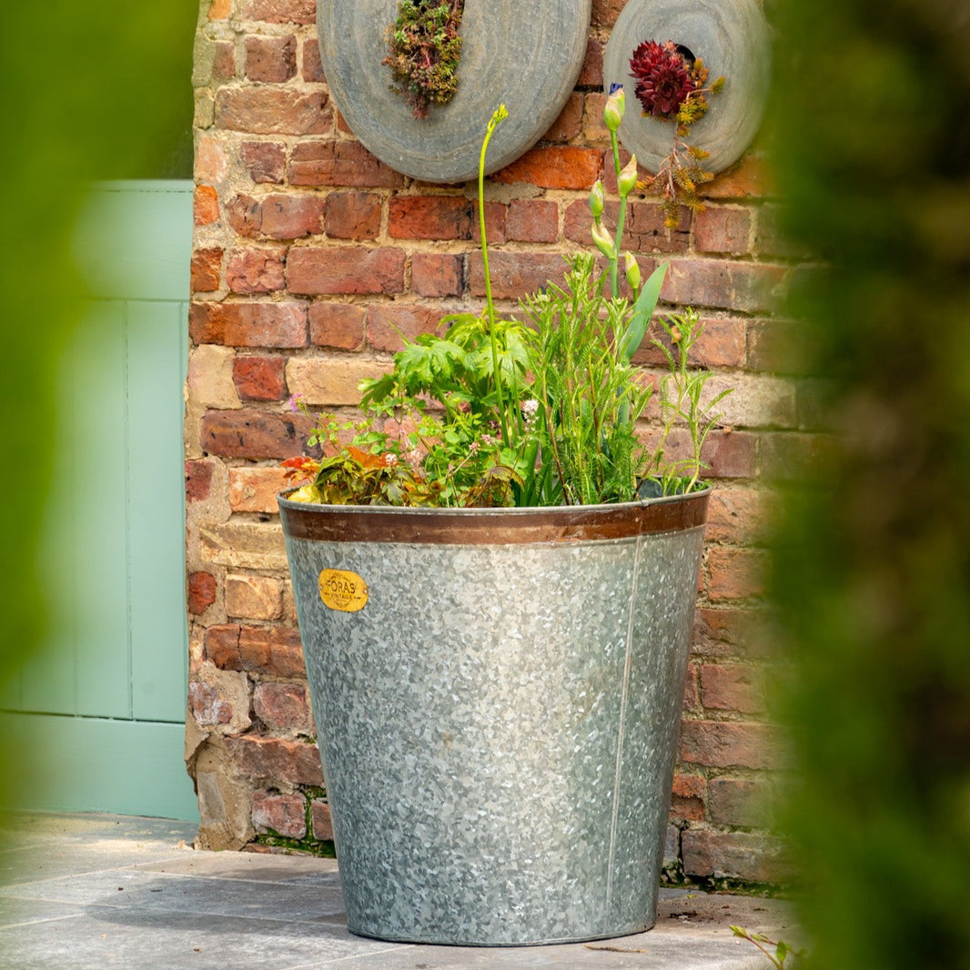 Zinc Galvanised Planters – Urban Grow UK Ltd
