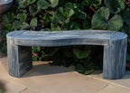 Jasper Pewter Stone Bench (15001251217793) (15001255117185)
