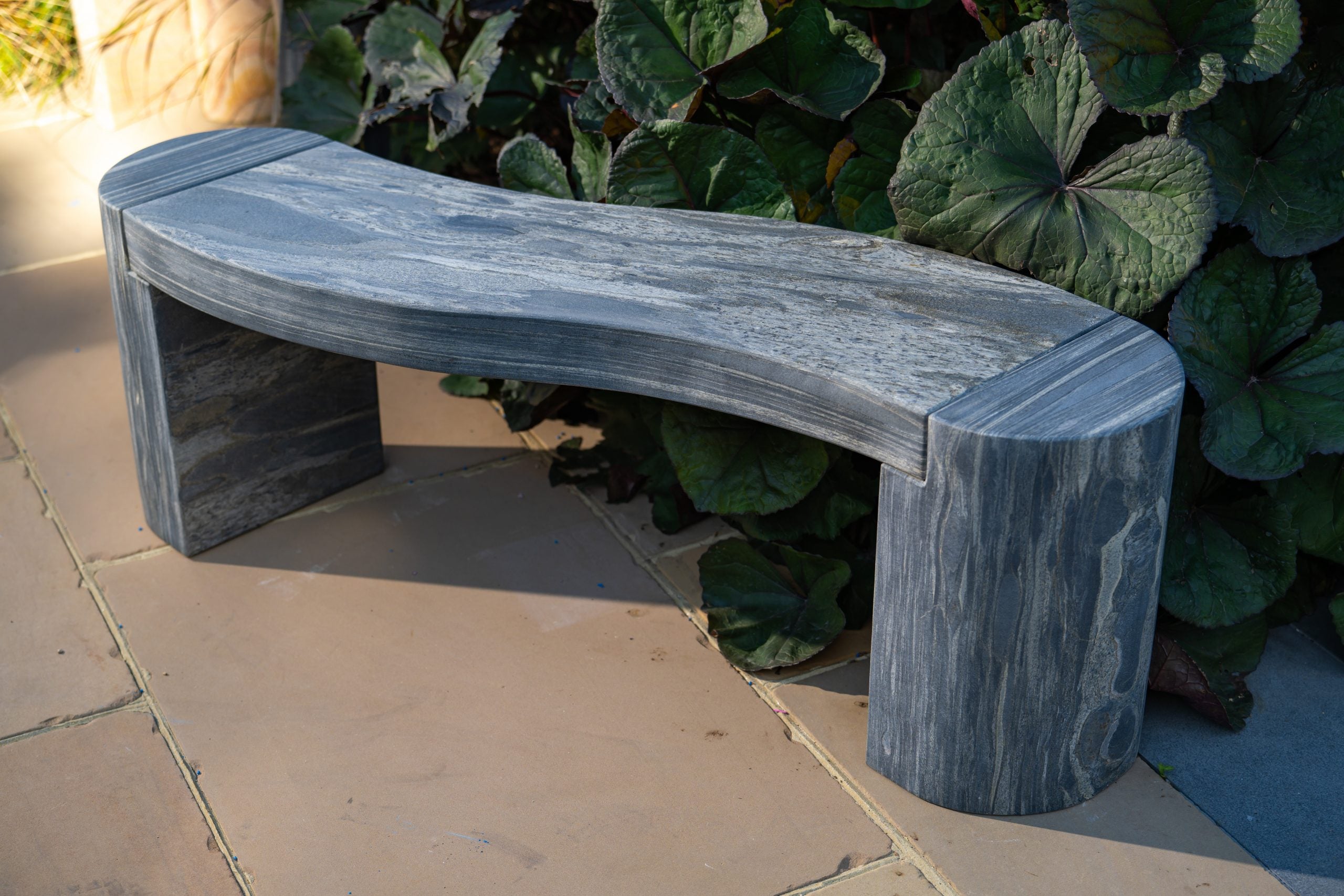 Jasper Pewter Stone Bench (15001251217793)