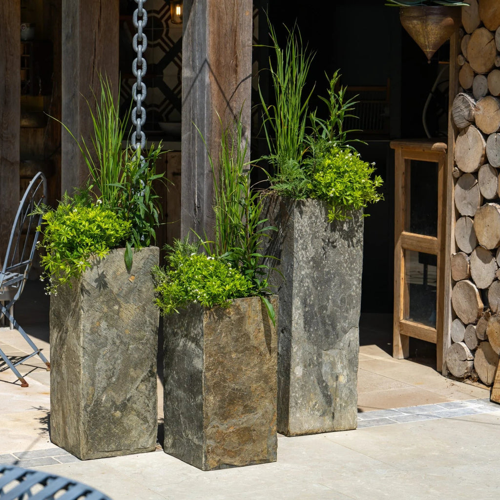 Surmi Slate Tower Planter Trio (15001306956161)