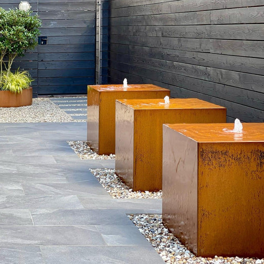 Corten Steel Water Block (7642263814337)