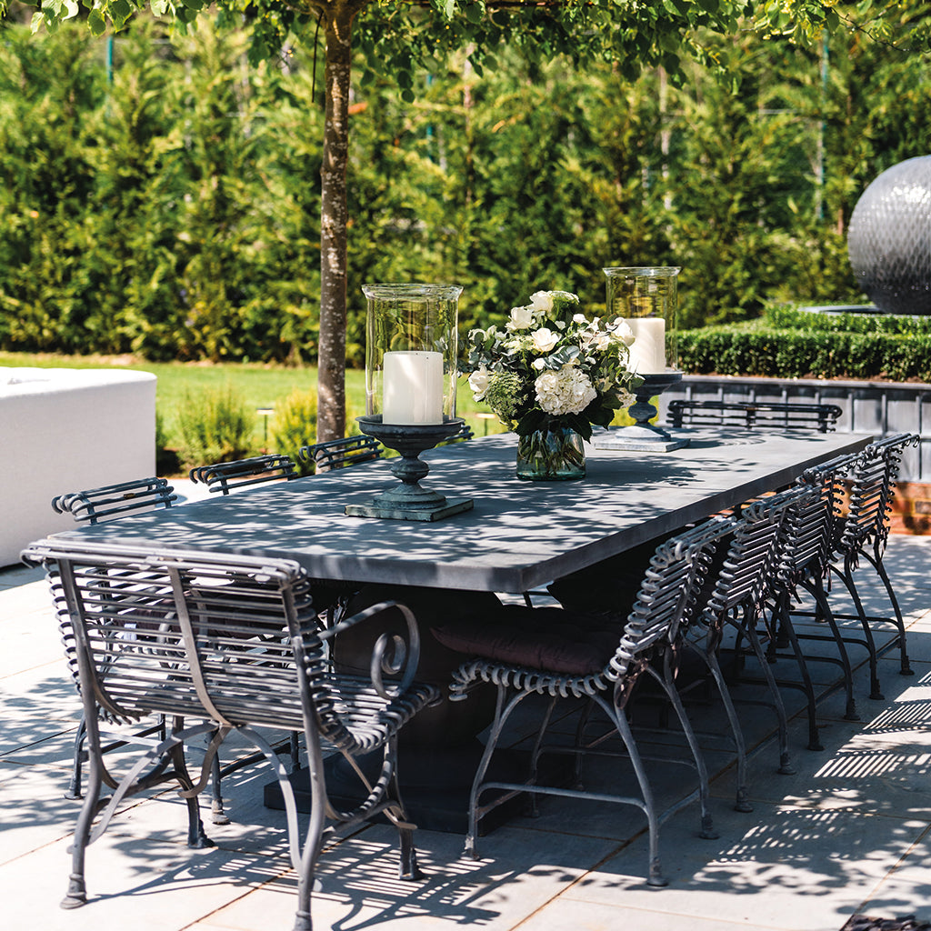 Aluminium Garden Seater Dining Table Garden Hartman Amalfi Seat