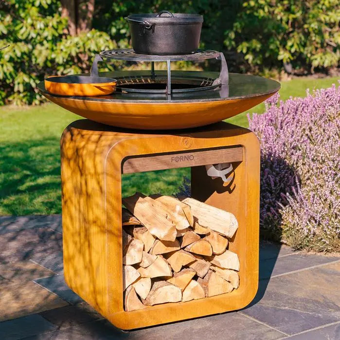 Corten Steel Seare Halo Plancha Grill