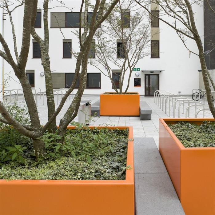 Aluminium Carrez Square Planter (10144903495873)