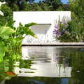 Freestanding Aluminium Pond Wall With Blade Waterfall (10136982913217)