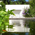 Freestanding Aluminium Pond Wall With Blade Waterfall (10136982913217)