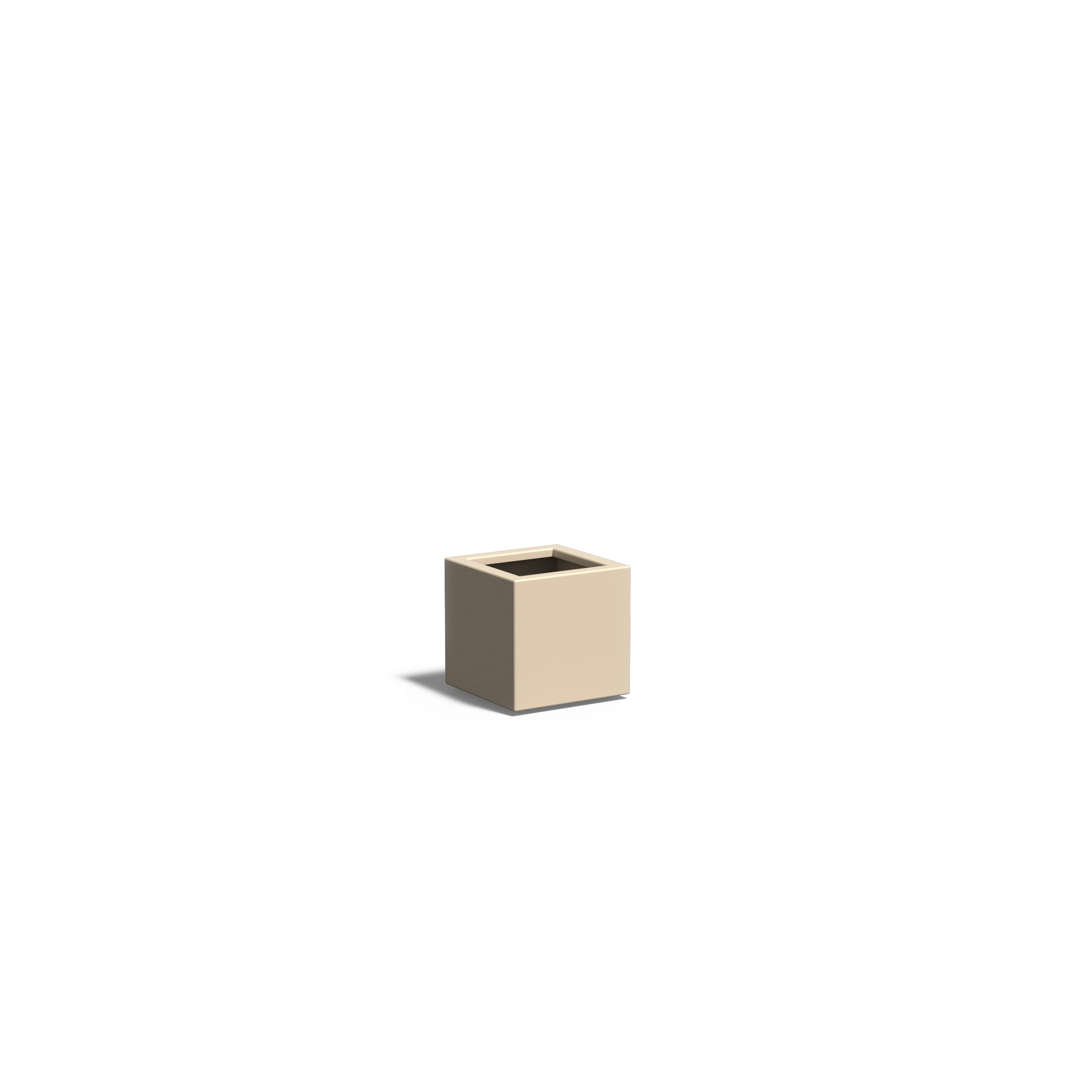 Aluminium Carrez Cube Planter