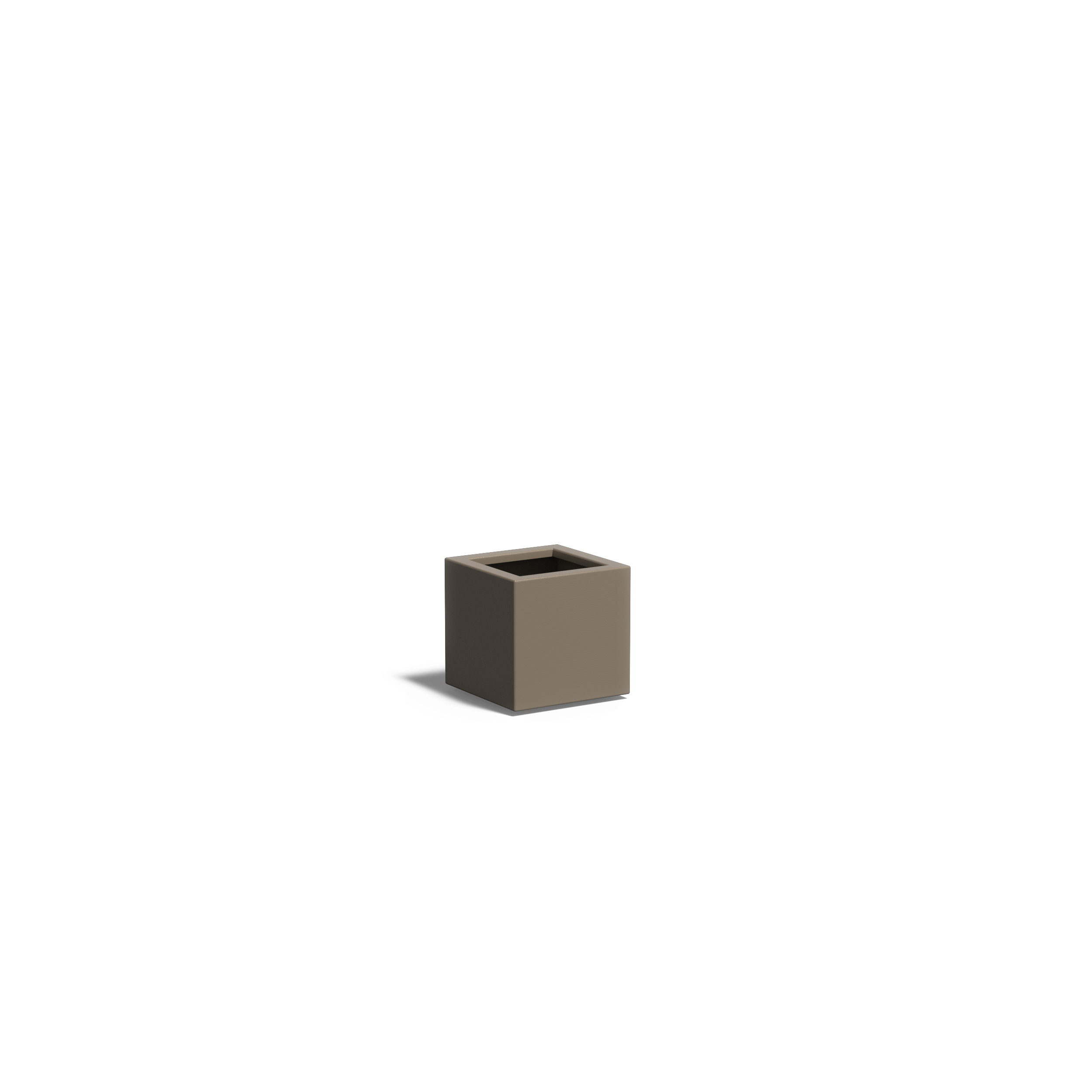 Aluminium Carrez Cube Planter