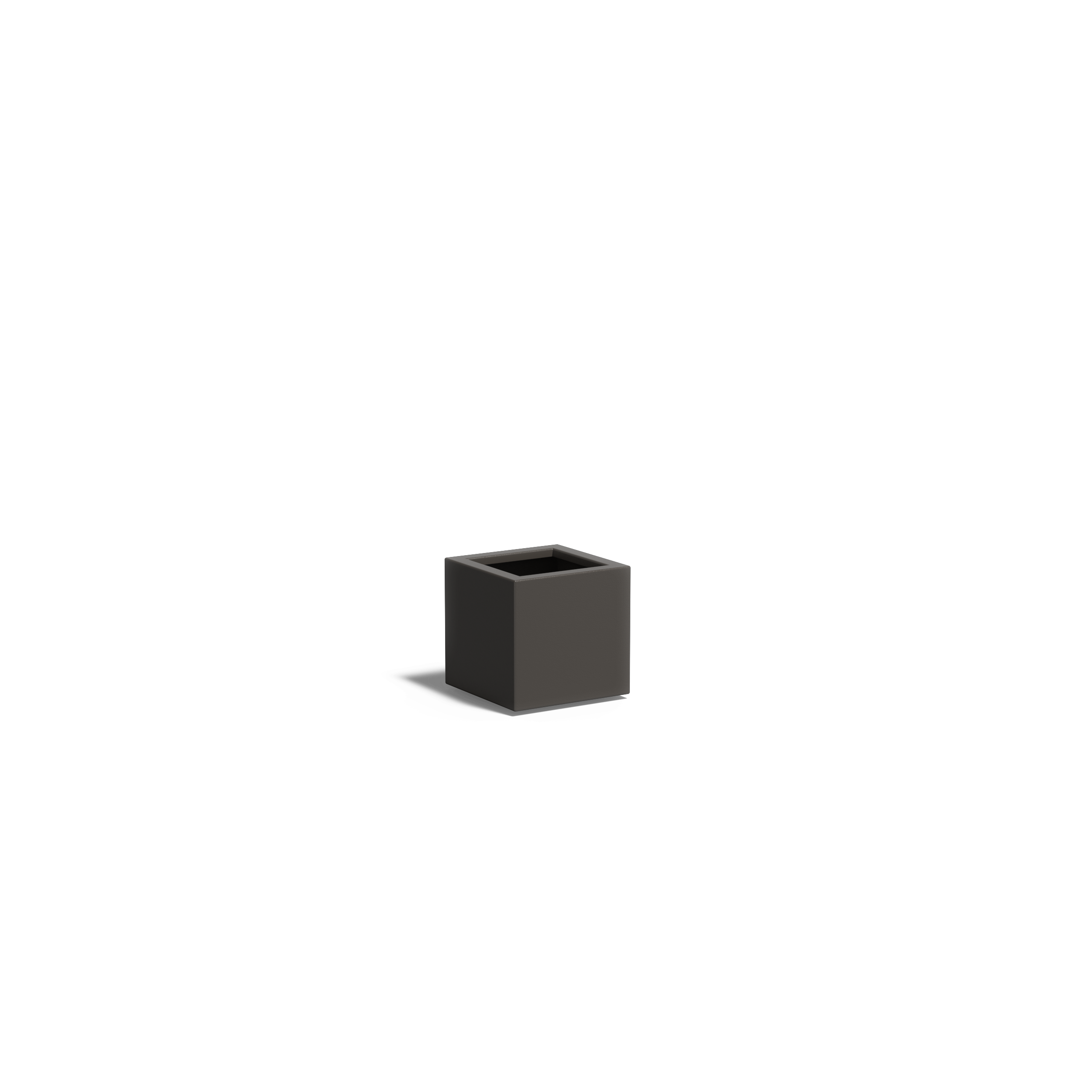 Aluminium Carrez Cube Planter