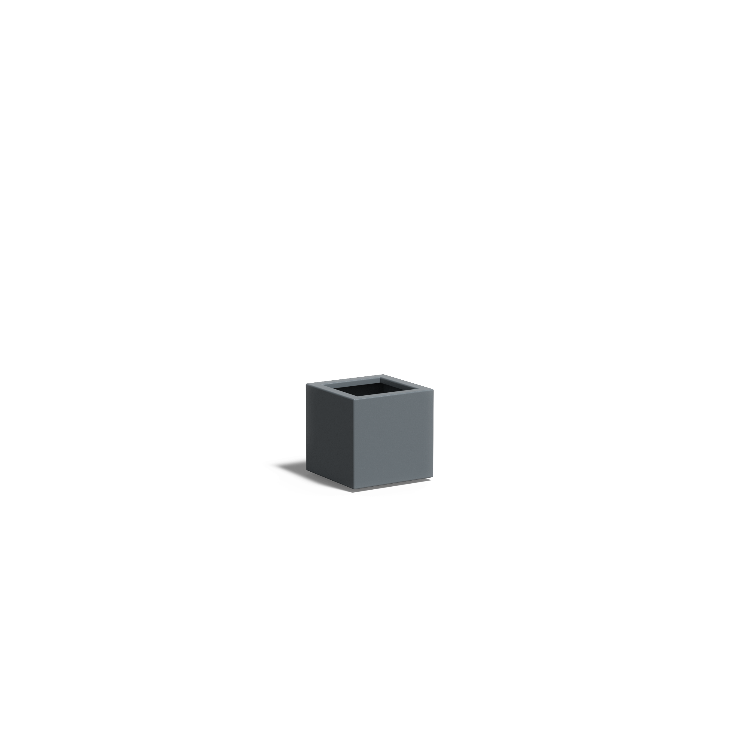 Aluminium Carrez Cube Planter