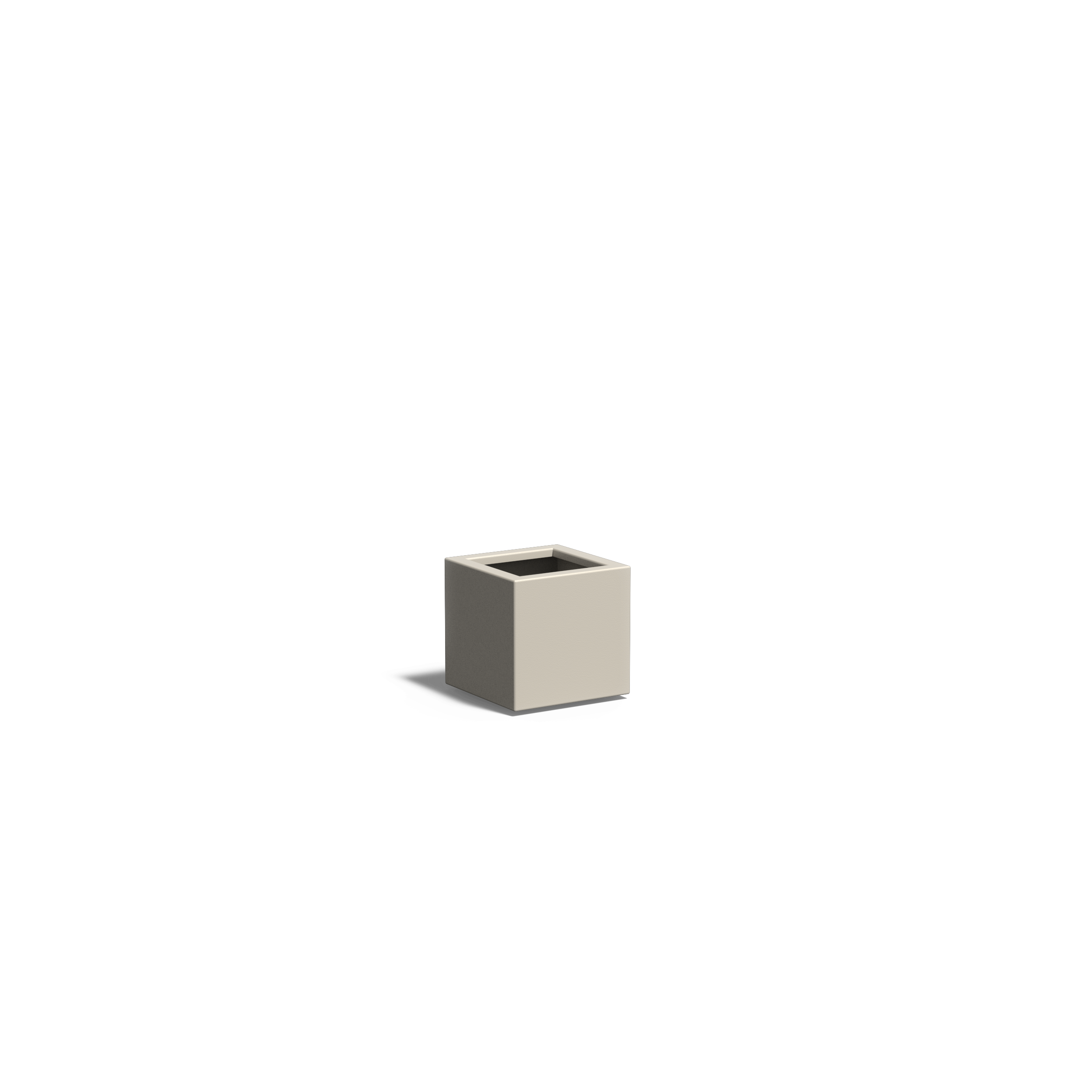 Aluminium Carrez Cube Planter