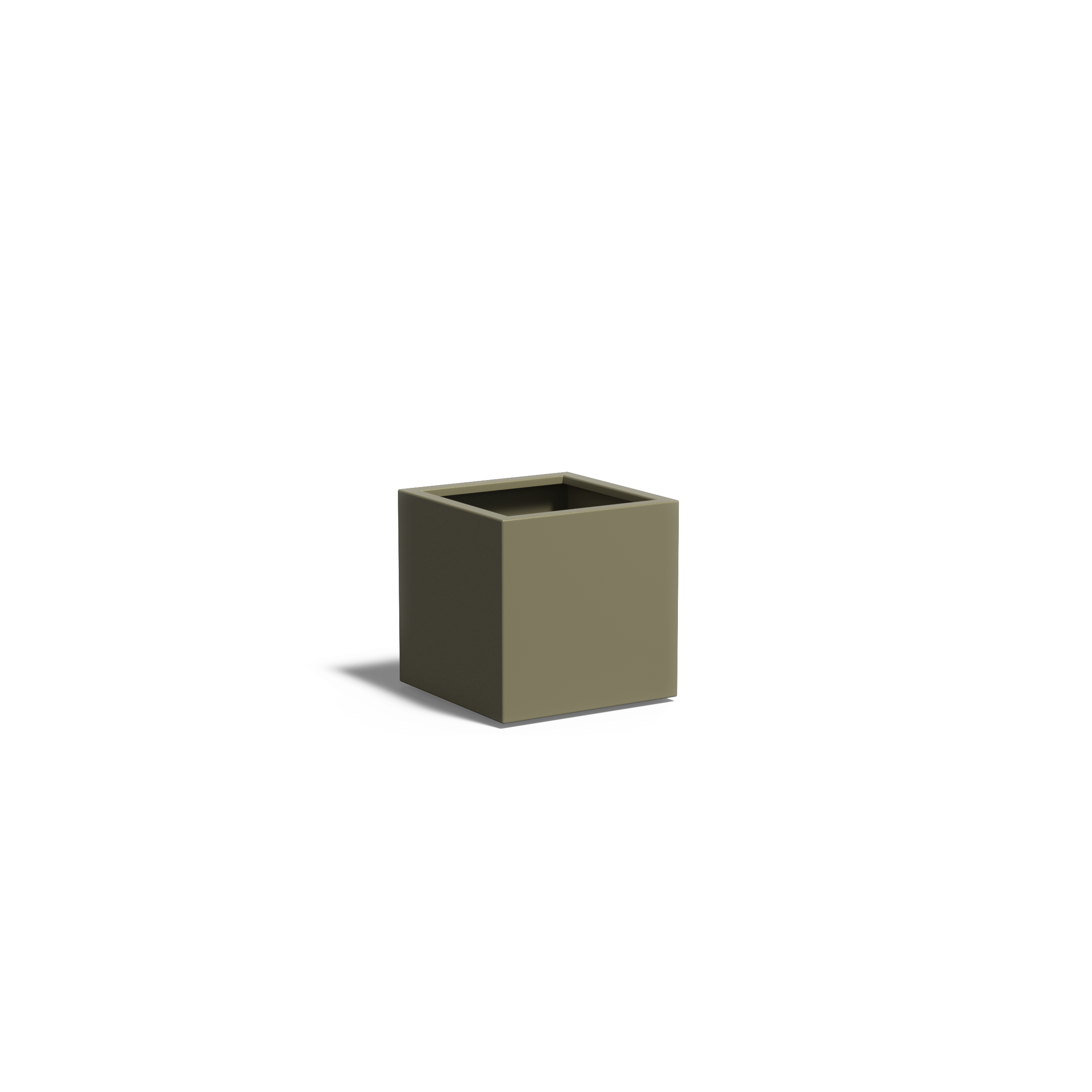 Aluminium Carrez Cube Planter