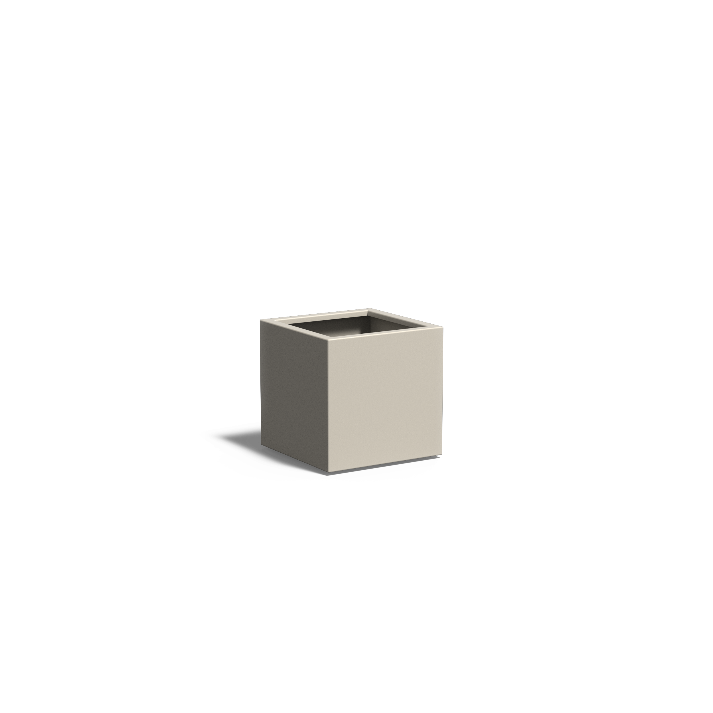 Aluminium Carrez Cube Planter