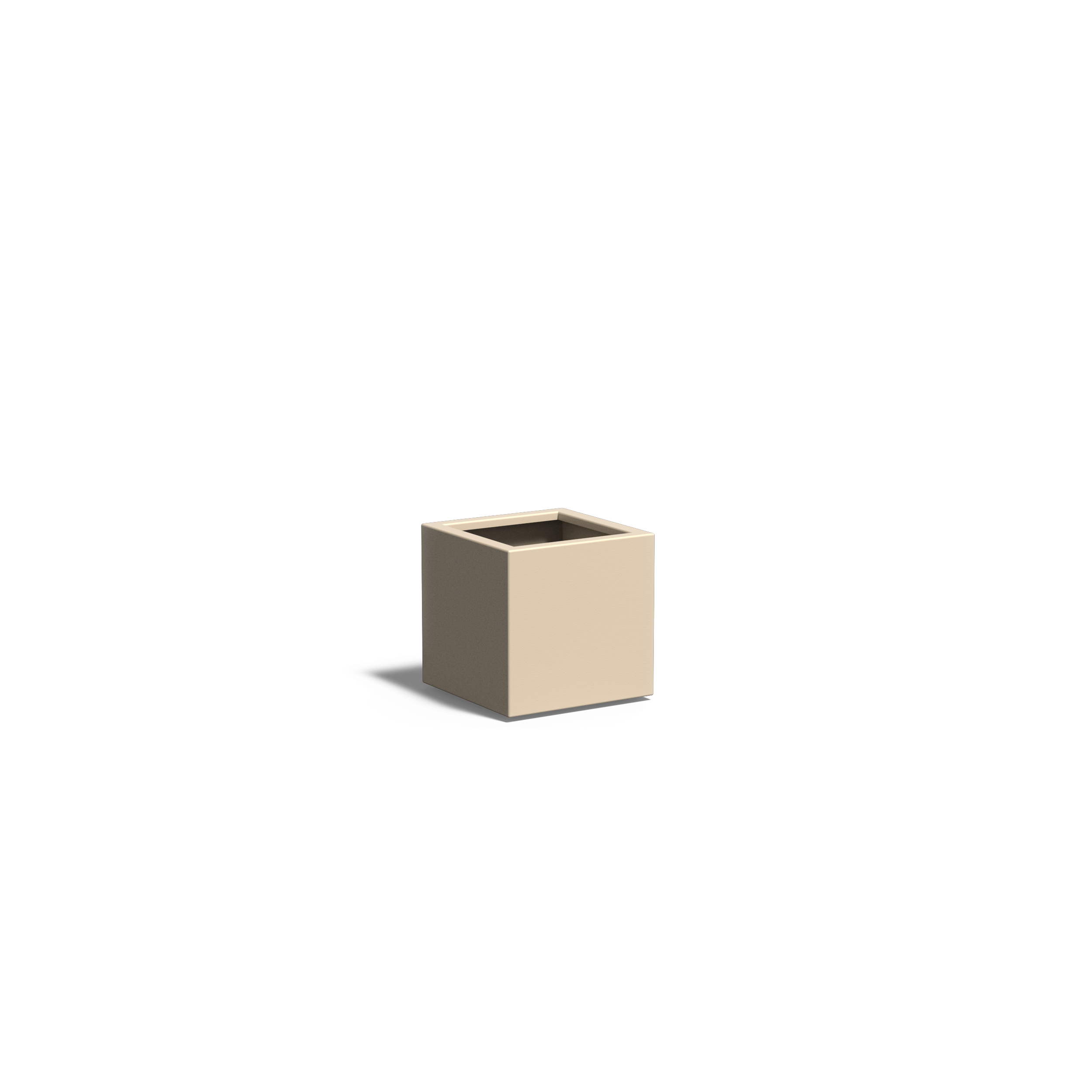 Aluminium Carrez Cube Planter